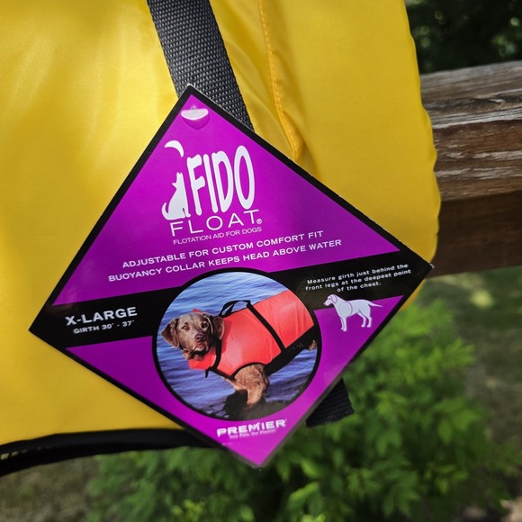 Fido Float XL NWT Dog Swimming Boating Pet Safety Life Vest Pull Out Handle - Picture 3 of 10